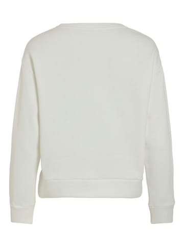 Vila Sweatshirt "Vifrieda" wit