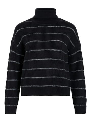 Vila Rollkragenpullover "Vizara" in Schwarz