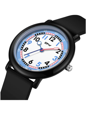 Techkidz Kwartshorloge zwart - vanaf 6 jaar