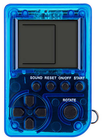 Techkidz Mini konsola 26w1 w kolorze niebieskim do gier - 6+