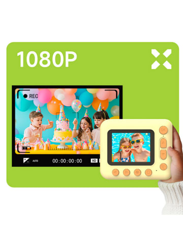 Techkidz Digitale camera met direct printen "Instakid" groen - vanaf 6 jaar