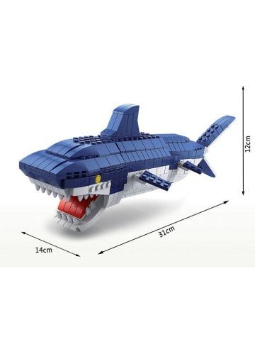 Techkidz 1000-delige constructieset "Zee" blauw - vanaf 6 jaar