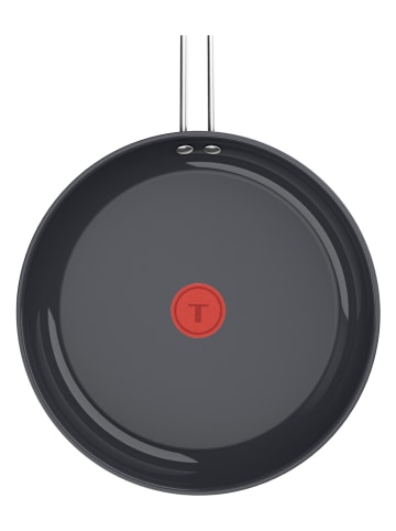 Tefal Patelnia "Nordica" w kolorze srebrno-czarnym - Ø 28 cm
