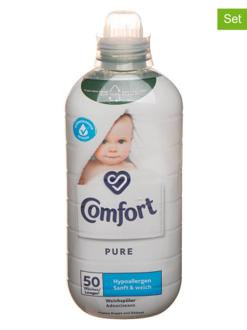 Comfort 4er-Set: Weichspüler ''Pure Hypoallergen'', je 1,25 l
