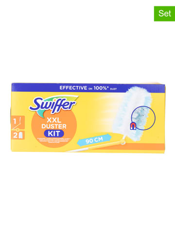 Swiffer 4er-Set: 3tlg. Set: Staubwedel-Handgriff und Staubfangtücher
