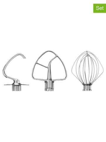 KitchenAid 3tlg. Edelstahl-Zubehör-Set "5KSM5TH3PSS"