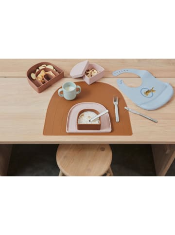 OYOY mini 2-delige set: drinkleerbekers "Kappu" lichtroze/rood - vanaf de geboorte