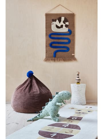 OYOY mini Dywan "Giraf" w kolorze brązowym - 80 x 18 x 20 cm