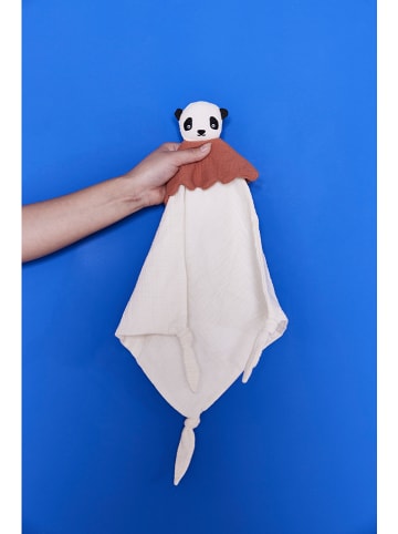 OYOY mini Chusta-przytulanka "Lun Lun Panda" w kolorze kremowym - 0+