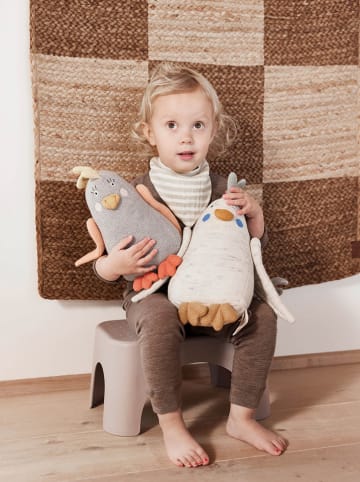 OYOY mini Knuffeldier "Kaja Parakeet" grijs - vanaf de geboorte