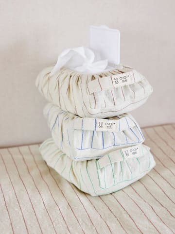 OYOY mini Pokrowiec w kolorze beżowym na chusteczki nawilżane - 22 x 12 x 6 cm