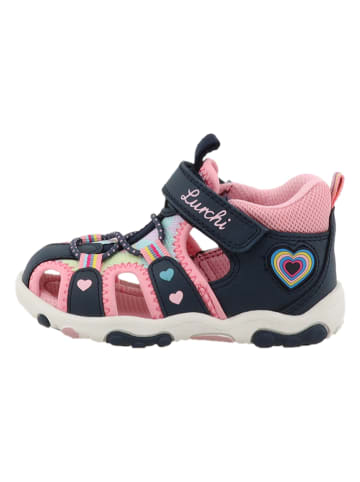 Lurchi Halbsandalen "Nala" in Dunkelblau/ Rosa