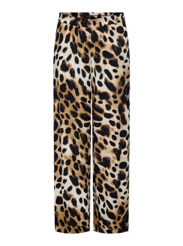 JDY Broek lichtbruin/zwart