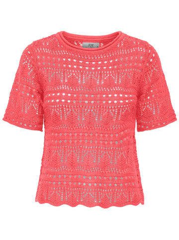 JDY Strickshirt in Koralle