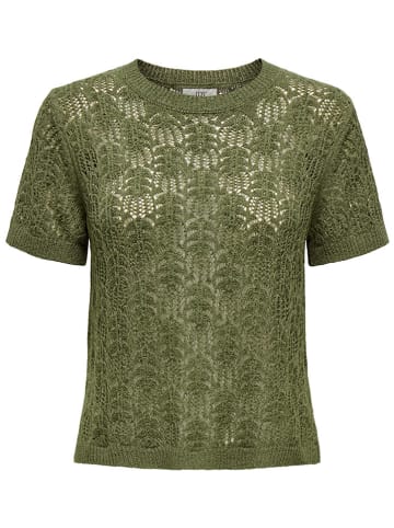 JDY Gebreid shirt kaki