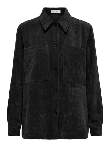 JDY Cordhemd in Schwarz