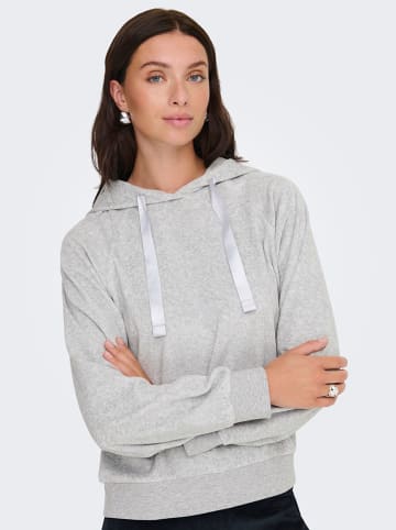 JDY Hoodie "Vida" in Hellgrau