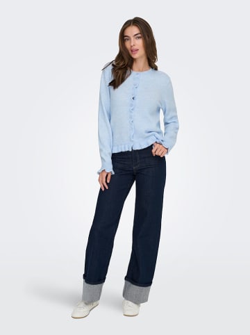 JDY Vest "Dyletty" lichtblauw