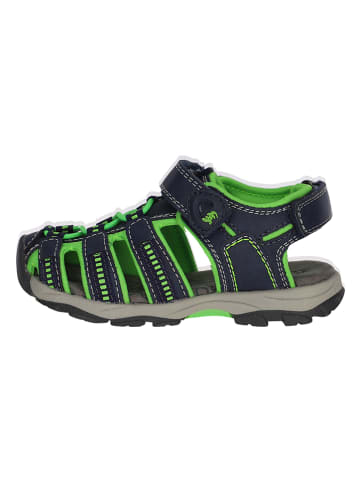Lurchi Halbsandalen "Bobby" in Schwarz/ Grün