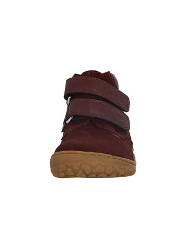 Lurchi Skórzane buty "Nino" w kolorze czerwonym do chodzenia na boso