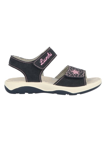 Lurchi Leder-Sandalen in Dunkelblau