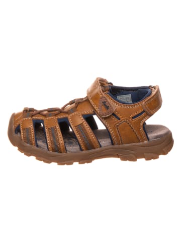 Lurchi Leder-Halbsandalen "Bobby" in Hellbraun