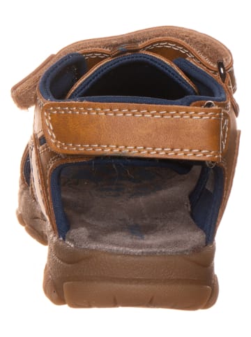 Lurchi Leder-Halbsandalen "Bobby" in Hellbraun