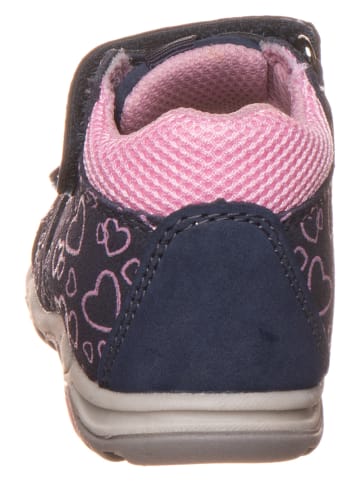 Lurchi Leder-Halbsandalen "Jemima" in Dunkelblau/ Rosa