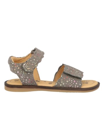 Lurchi Leder-Sandalen "Calta-S" in Grau/ Bunt