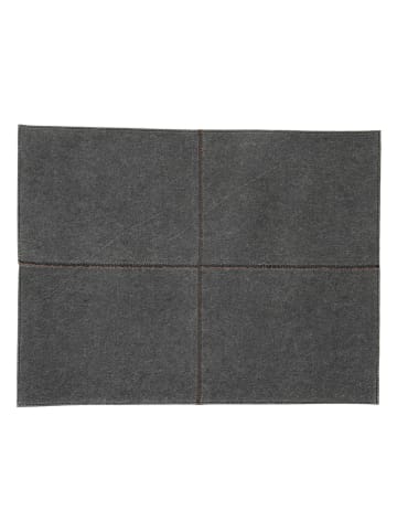 HIDE & STITCHES Leder-Tischset in Hellbraun