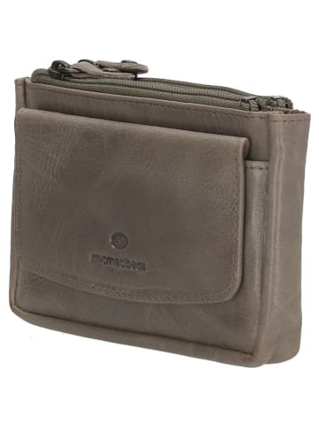 micmacbags Leren sleuteletui grijs - (B)13 x (H)7 x (D)2 cm