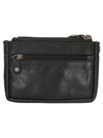 micmacbags Skórzane etui w kolorze czarnym na klucze - 13 x 7 x 2 cm