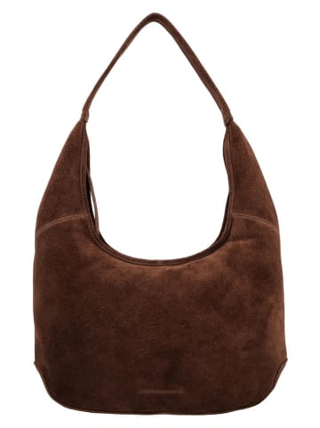 HIDE & STITCHES Leren shopper "Brazos" bruin - (B)42 x (H)40 x (D)10 cm