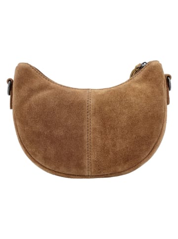 HIDE & STITCHES Skórzana torebka "Brazos" w kolorze jasnobrązowym - 22 x 16 x 5,5 cm