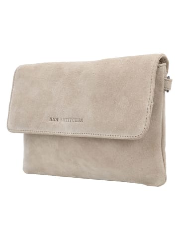 HIDE & STITCHES Leren schoudertas "Brazos" beige - (B)24 x (H)16 x (D)5,5 cm