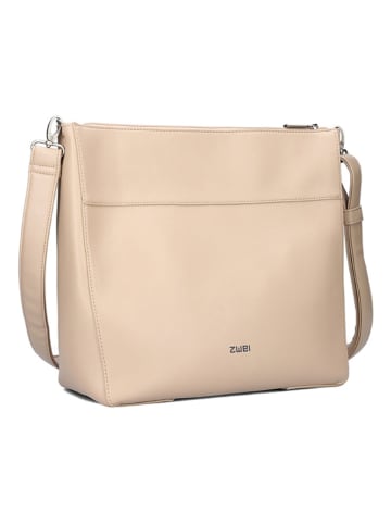 Zwei Schultertasche "M110" in Beige - (B)36 x (H)30 x (T)15 cm
