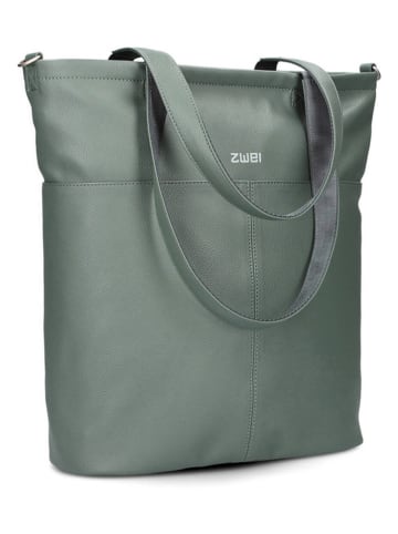 Zwei Schultertasche "M145" in Grün - (B)35 x (H)37 x (T)15 cm
