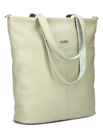 Zwei Schultertasche "M145" in Grün - (B)35 x (H)37 x (T)15 cm