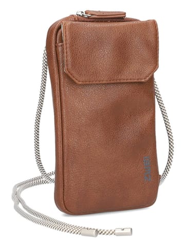 Zwei Handytasche in Hellbraun - (B)10 x (H)19 x (T)3 cm