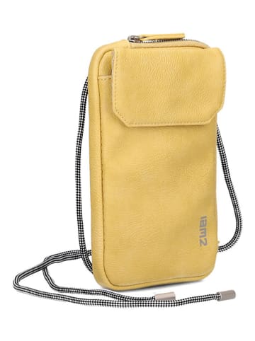 Zwei Handytasche in Gelb - (B)10 x (H)19 x (T)3 cm