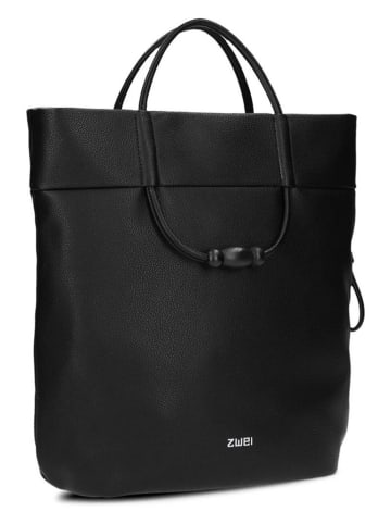 Zwei Schultertasche ''Perla PE120'' in Schwarz - (B)34 x (H)32 x (T)15 cm