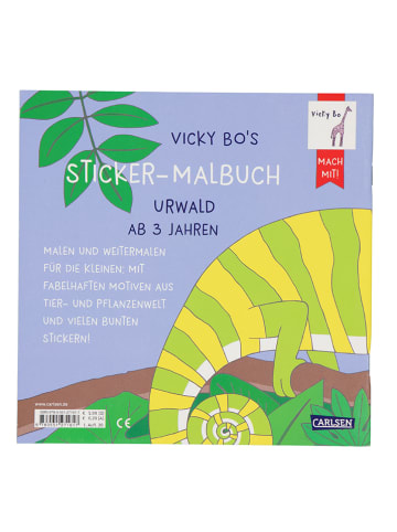 Carlsen Malbuch "Vicky Bo's Sticker-Malbuch Urwald"