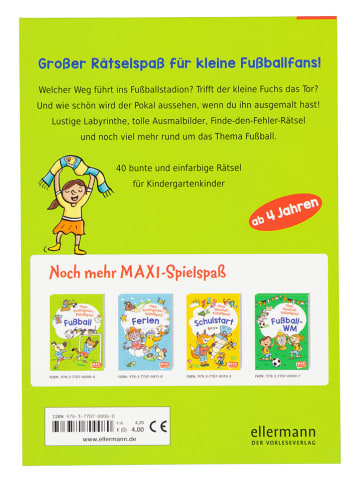 Oetinger Rätselbuch "Mein Kindergarten-Rätselspaß. Fußball"