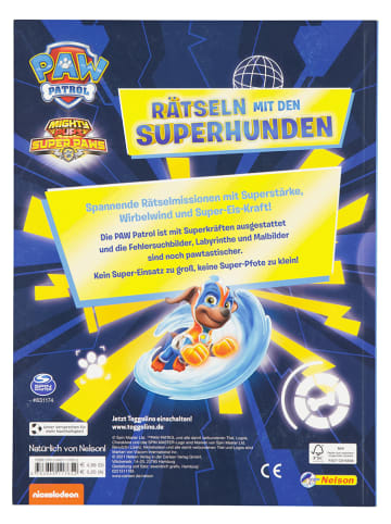 Nelson Rätselbuch "PAW Patrol - Rätseln mit den Superhunden"