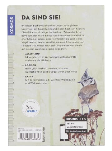Kosmos Sachbuch "Die siehst du im Wald! 64 Vogelarten erkennen"