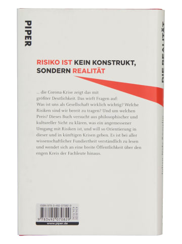 PIPER Sachbuch "Die Realität des Risikos"