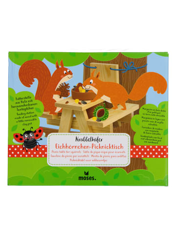 moses. Kreativset "Krabbelkäfer Eichhörnchen-Picknicktisch" - ab 5 Jahren