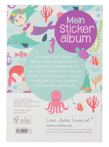 ars edition Stickerheft "Meerjungfrauen"