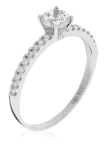 OR ÉCLAT Złoty pierścionek "Destinée" z cyrkoniami