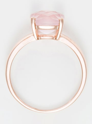 OR ÉCLAT Roségold-Ring "Quartz Unique" mit Edelstein